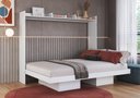 Ver imagem 2 de Cama Casal Articulavel Horizontal 140 Hanover Branco