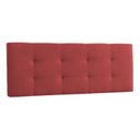 Ver imagem 6 de Canto Alemão Recamier Bau + Painel Madri 160cm Suede Bordo - Inova Decor
