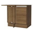 Ver imagem 1 de Balcão Armário de Cozinha de Canto 1 Porta Rustic Glamy Madesa