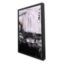 Ver imagem 3 de Quadro Decorativo Abstrato Black White em Moldura Caixa Tacolado Moldura Trad 1cm Preta sem Vidro 30