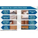 Ver imagem 2 de Balcão de Cozinha Modulado P/ Cooktop Divina C/ 2 Portas 80cm Cinamomo/platina - Mgm