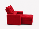 Ver imagem 2 de Poltrona do Papai Retrátil e Reclinável em Tecido Suede:Vermelho