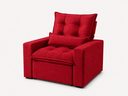 Ver imagem 5 de Poltrona do Papai Retrátil e Reclinável em Tecido Suede:Vermelho