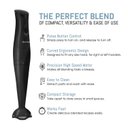 Ver imagem 3 de Elite Gourmet Mixer Manual Elétrico 150w com Controle de 1 Toque (preto)