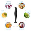 Ver imagem 4 de Elite Gourmet Mixer Manual Elétrico 150w com Controle de 1 Toque (preto)