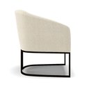 Ver imagem 6 de Poltrona para Sala Industrial Preto Kit 2 Stella Bouclê D03 - D'Rossi