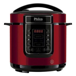 Panela de Pressão Elétrica Philco 6 Litros Vermelho - 220v - 1