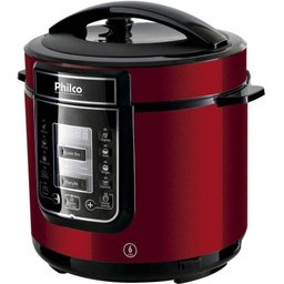 Panela de Pressão Elétrica Philco 6 Litros Vermelho - 220v - 2