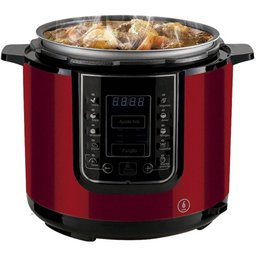 Panela de Pressão Elétrica Philco 6 Litros Vermelho - 220v - 3