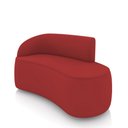 Ver imagem 1 de Sofá 2 Lugares Orgânico 140 Cm Morgan Veludo Marsala D03 - D’Rossi