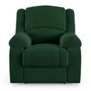 Ver imagem 2 de Poltrona do Papai Reclinável Sala de Cinema Madrid Power Touch Massagem Usb Veludo Verde Esmeralda G