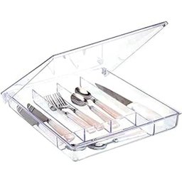 Porta Talheres com Tampa Linha Premium Cristal - Keita - 1