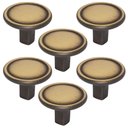 Ver imagem 1 de Kit 6 Puxadores Ouro Velho 1764 Grenade Ponto para Móveis Armários Gavetas Torralba.