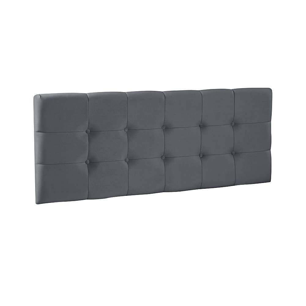 Cabeceira Painel para Cama de Casal Onix 1,60m Cinza - 2