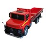 Caminhão Mb 1113 Frente Quadrada Carroceria Miniatura - Vermelho - 10