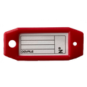 Ver imagem 3 de Etiqueta Dovale P/ Chaves Modelo 3 Vermelho Pacote C/ 50 Unid