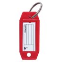 Ver imagem 1 de Etiqueta Dovale P/ Chaves Modelo 3 Vermelho Pacote C/ 50 Unid