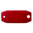 Ver imagem 2 de Etiqueta Dovale P/ Chaves Modelo 3 Vermelho Pacote C/ 50 Unid