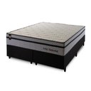 Ver imagem 5 de Conjunto Cama Box Queen c/ Molas Ensacadas Preston Preto 158x198x71