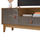 Ver imagem 5 de Rack Para Sala 160 CM 011096 Cedro Cinza Pérola DCASA