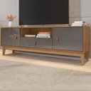 Ver imagem 2 de Rack Para Sala 160 CM 011096 Cedro Cinza Pérola DCASA