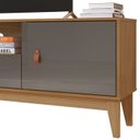 Ver imagem 6 de Rack Para Sala 160 CM 011096 Cedro Cinza Pérola DCASA