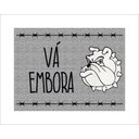 Ver imagem 2 de Tapete Capacho Vá Embora Cão