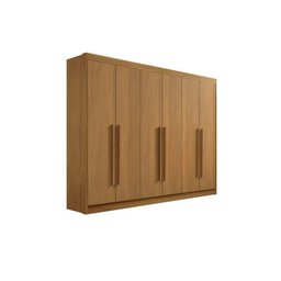 Guarda Roupa Casal Athos 6 Portas 100% Mdf D`doro Móveis - Cinamomo - 1