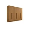 Guarda Roupa Casal Athos 6 Portas 100% Mdf D`doro Móveis - Cinamomo - 1