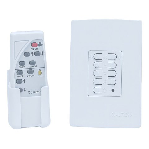 Controle de Ventilador de Teto Lâmpada e C/ Placa 4x2