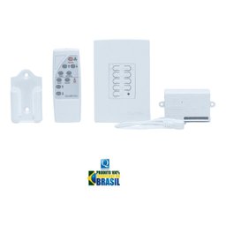 Controle de Ventilador de Teto Lâmpada e C/ Placa 4x2 - 2