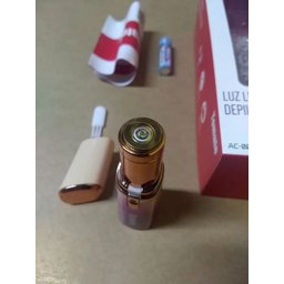 Depilador Removedor de Pelos Facial Luz Led Baton Indolor Tomate AC-003 - 6 Depilador Removedor de Pelos Facial Luz Led Baton Indolor Tomate AC-003 - 6