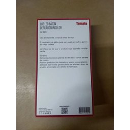 Depilador Removedor de Pelos Facial Luz Led Baton Indolor Tomate AC-003 - 4 Depilador Removedor de Pelos Facial Luz Led Baton Indolor Tomate AC-003 - 4