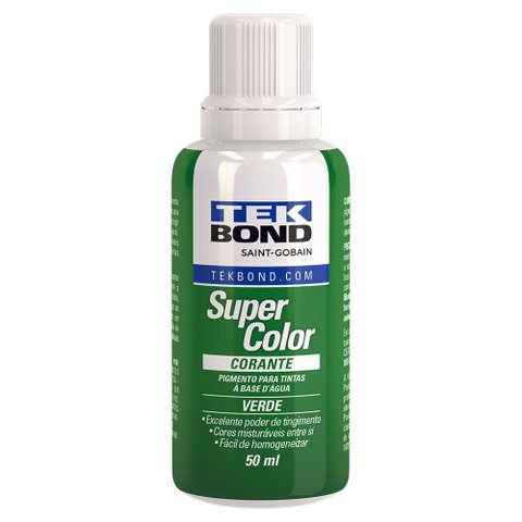 Corante Liquido Verde 50ml 12 Unidades Tekbond
