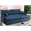 Ver imagem 1 de Sofá Sem Caixa Retrátil Reclinável 2,35m Cama inBox Versátil com Pillow Top e Molas Velusoft