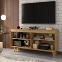 Ver imagem 4 de Rack para Tv até 75 Polegadas 4 Portas Royal Nature/off White - Panorama Móveis