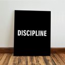 Ver imagem 5 de Kit 3 Quadro Motivacional Placa Decorativa Disciplina Foco 28x20cm