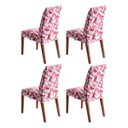 Ver imagem 1 de Kit 4 Capa de Cadeira Master Estampada Shade Sultan