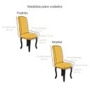 Ver imagem 3 de Kit 6 Capa de Cadeira Master Estampada Shade Sultan