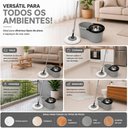 Ver imagem 6 de Mop Giratório Balde 8 Litros 360° Centrífuga com Esfregão Cesto Inox Cinza