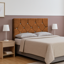 Ver imagem 1 de Cabeceira Casal 1.60 Queen Maju Luxo Suede:Terra Cota