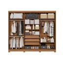 Ver imagem 6 de Guarda Roupa Casal 6 Pts 3GAV c/Pés CB03T580 Off Kappesberg