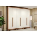 Ver imagem 1 de Guarda Roupa Casal 6 Pts 3GAV c/Pés CB03T580 Off Kappesberg
