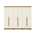 Ver imagem 3 de Guarda Roupa Casal 6 Pts 3GAV c/Pés CB03T580 Off Kappesberg