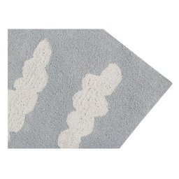 Tapete Infantil Lorena Canals Nuvem - Cinza - 2