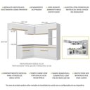 Ver imagem 6 de Cozinha Completa De Canto Com Rodapé Multimóveis Branca