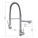 Ver imagem 2 de Torneira de Cozinha Gourmet Monocomando Misturador Duo Spray Mesa ME01L