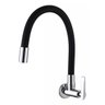 Torneira Cozinha Gourmet Flexível Parede Preta Silicone ME03 - 1