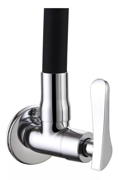 Torneira Cozinha Gourmet Flexível Parede Preta Silicone ME03 - 2