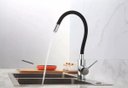 Ver imagem 5 de Torneira de Cozinha Gourmet Flexível Monocomando Misturador Mesa Silicone Preta ME07